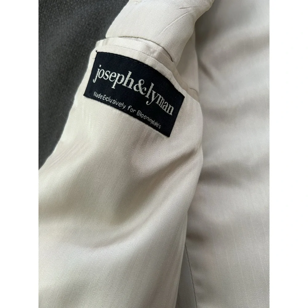 Joseph & Lyman 100% Cashmere Blazer Brown 40 3Btn Luxury Sport Coat